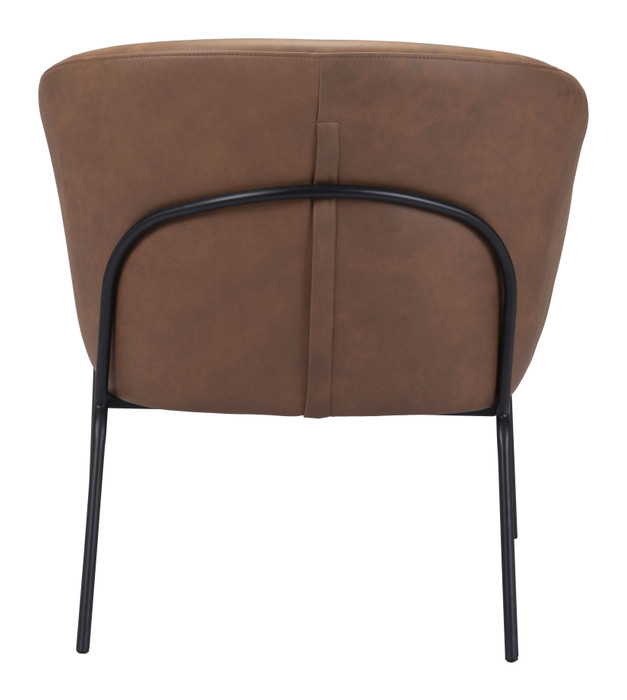 Zuo Modern Quinten Accent Chair Vintage Brown