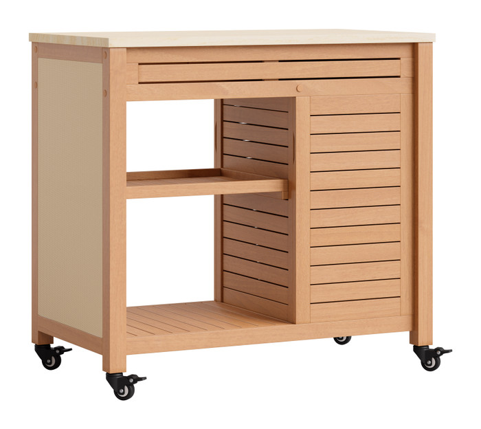 Zuo Modern Valtan Bar Cart Natural