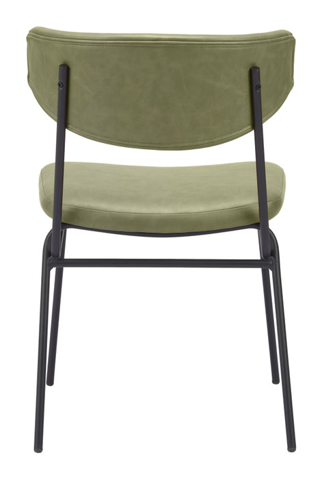 Zuo Modern Charon Dining Chair (Set of 2) Green