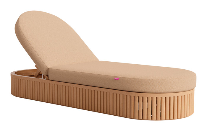 Zuo Modern Sakina Chaise Lounge Brown