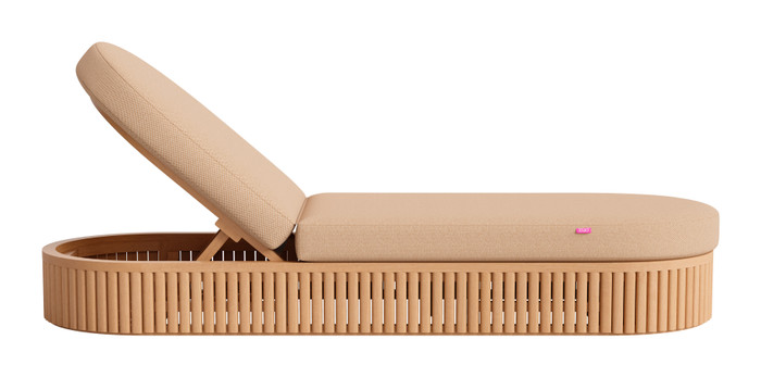 Zuo Modern Sakina Chaise Lounge Brown