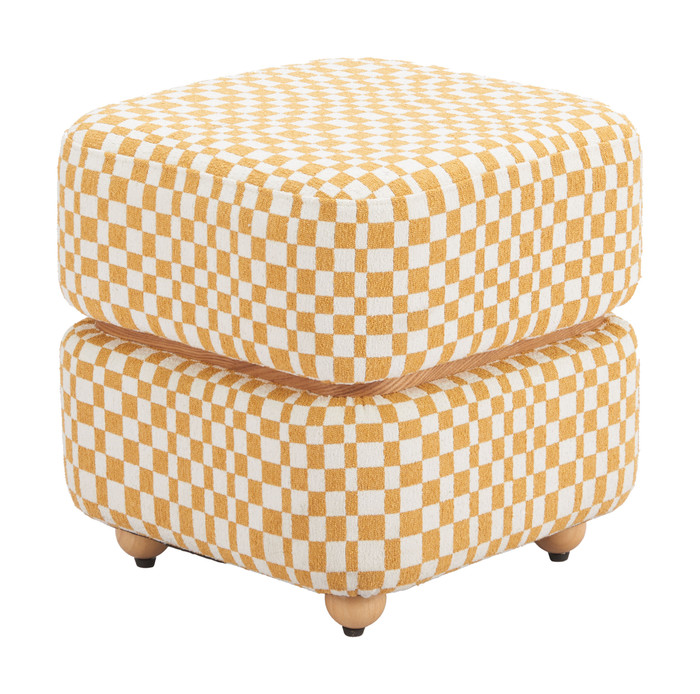 Zuo Modern Haki Ottoman Multicolor