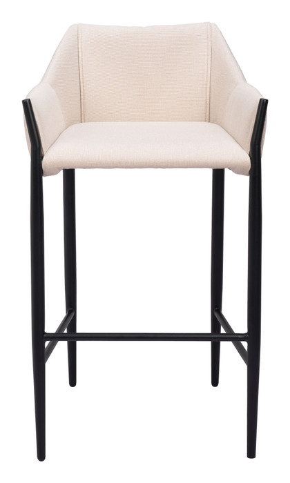 Zuo Modern Andover Barstool Beige
