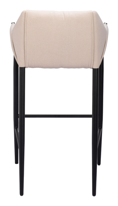 Zuo Modern Andover Barstool Beige