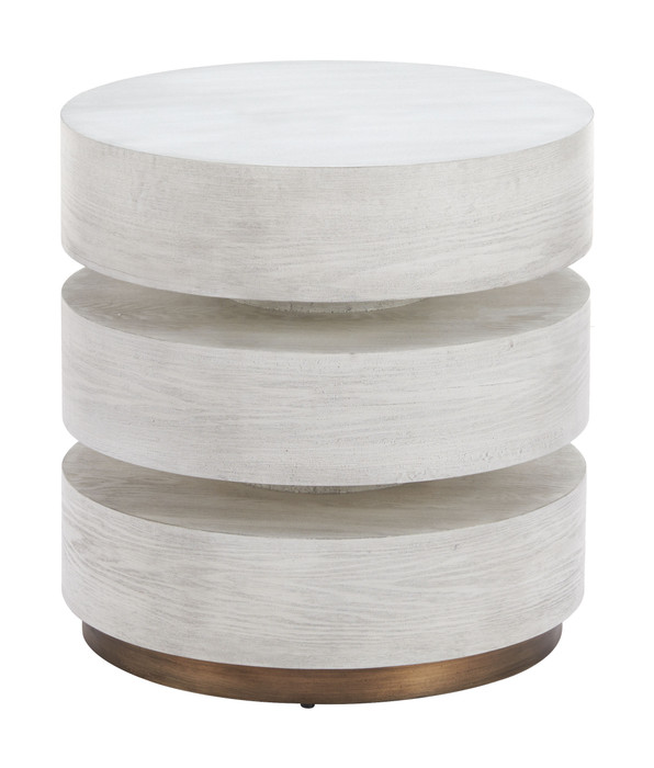 Zuo Modern Laha Side Table Oak White