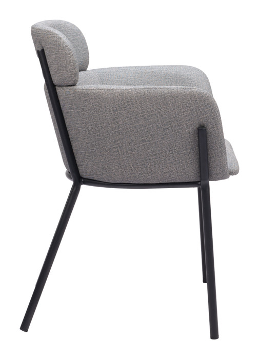 Zuo Modern Bremor Dining Chair (Set of 2) Slate Gray