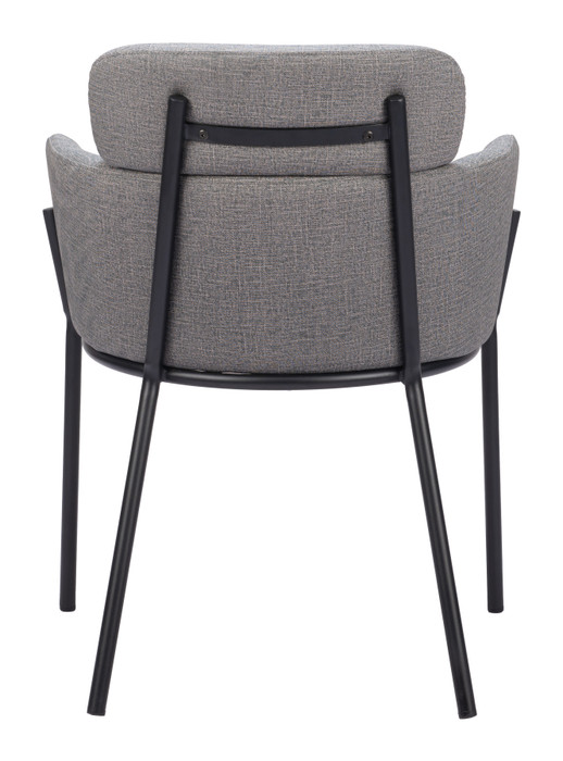 Zuo Modern Bremor Dining Chair (Set of 2) Slate Gray