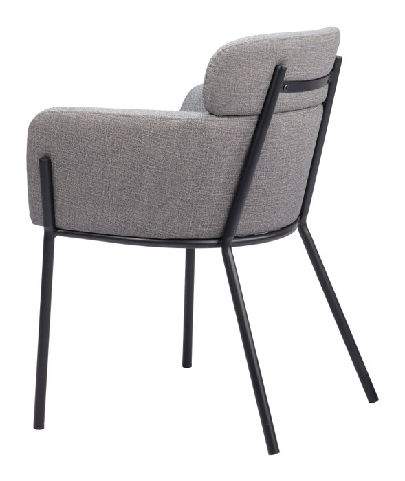 Zuo Modern Bremor Dining Chair (Set of 2) Slate Gray