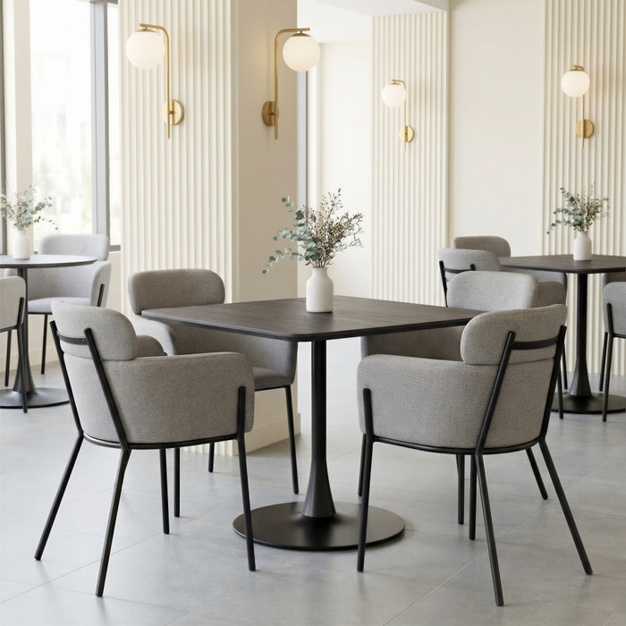 Zuo Modern Bremor Dining Chair (Set of 2) Slate Gray