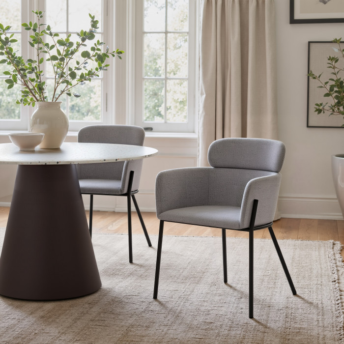 Zuo Modern Bremor Dining Chair (Set of 2) Slate Gray