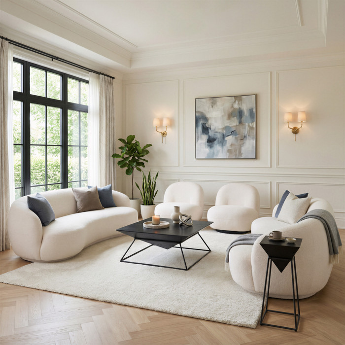 Zuo Modern Tibet Sofa Cream