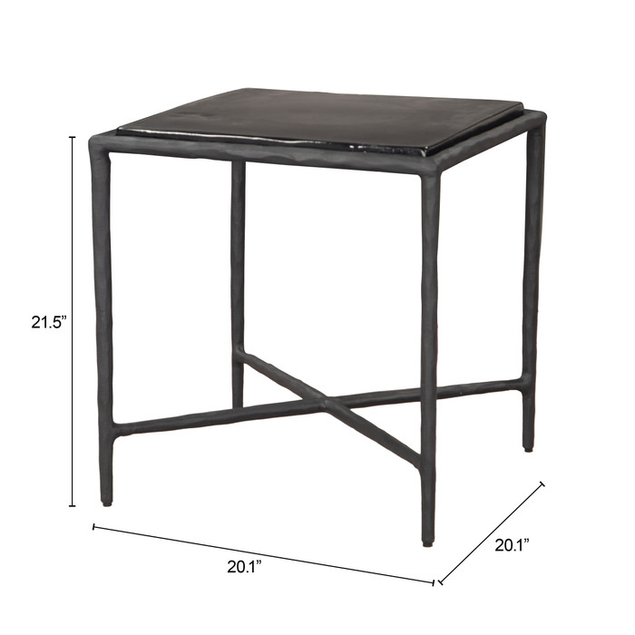 Zuo Modern Cloe Side Table Black