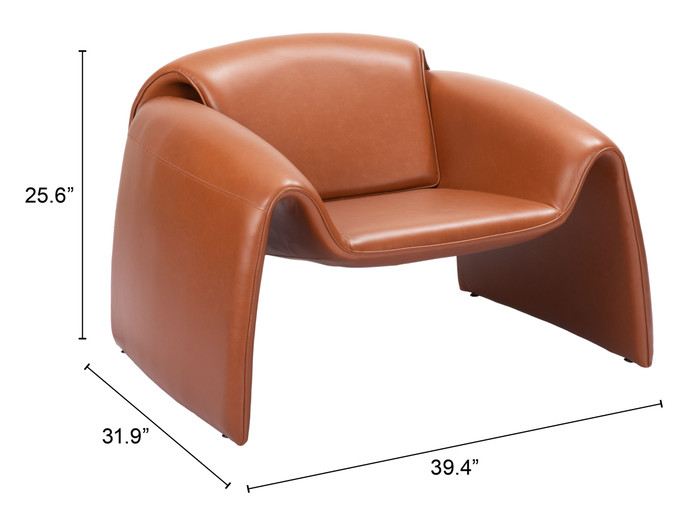 Zuo Modern Horten Accent Chair Brown