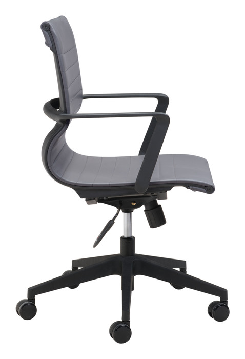 Zuo Modern Stacy Office Chair Dark Gray