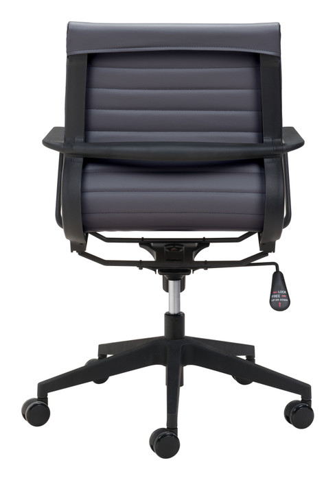 Zuo Modern Stacy Office Chair Dark Gray