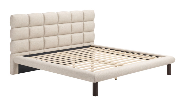 Zuo Modern Placid King Bed Beige