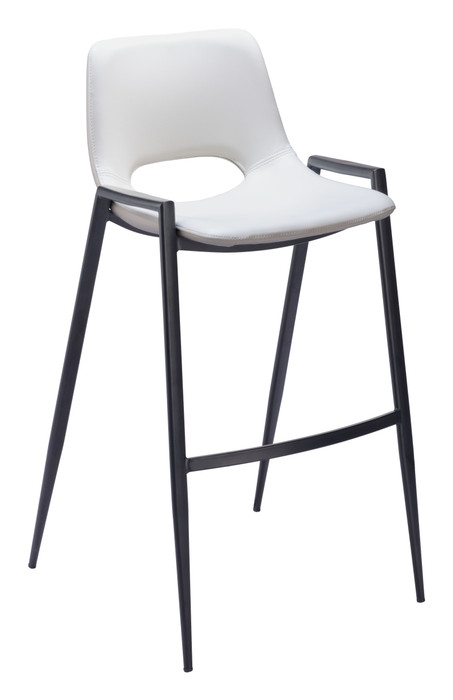 Zuo Modern Desi Barstool (Set of 2) White