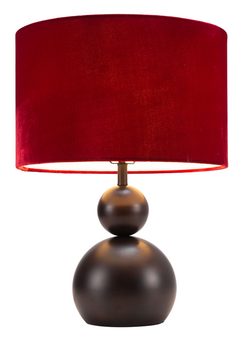 Zuo Modern Shobu Table Lamp Red