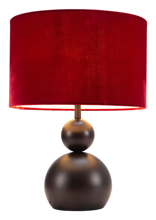 Zuo Modern Shobu Table Lamp Red