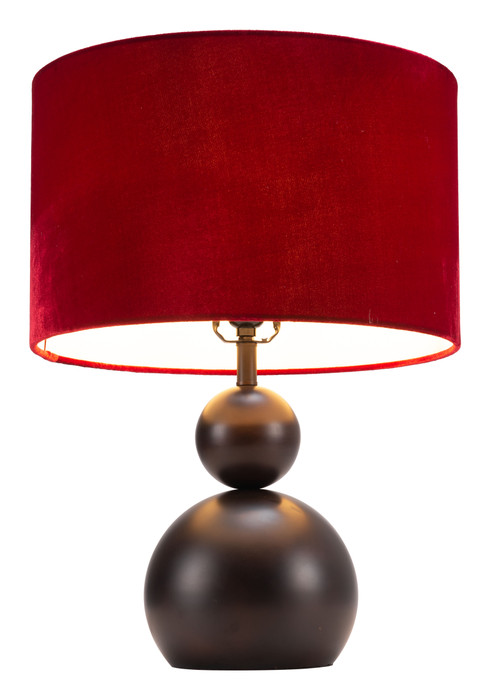 Zuo Modern Shobu Table Lamp Red
