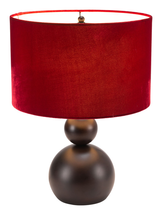 Zuo Modern Shobu Table Lamp Red