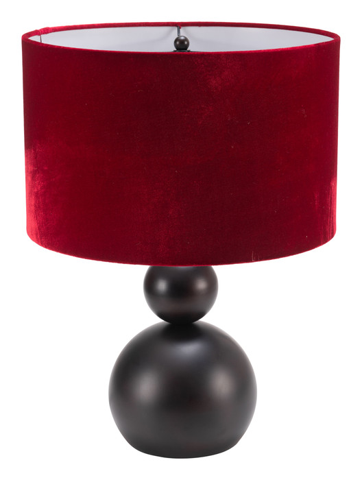 Zuo Modern Shobu Table Lamp Red
