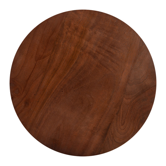 Zuo Modern Stuk Side Table Brown & White