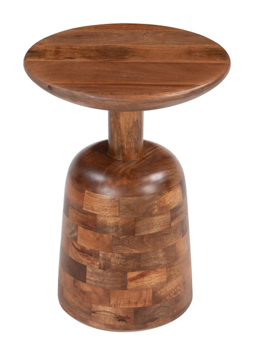 Zuo Modern Kelk Side Table Walnut