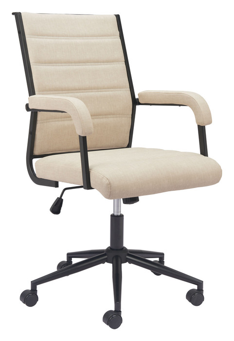 Zuo Modern Auction Office Chair Beige