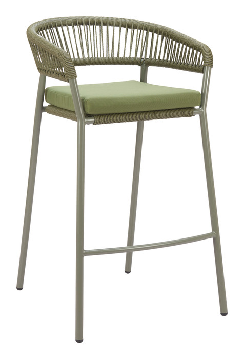 Zuo Modern Skye Barstool (Set of 2) Green