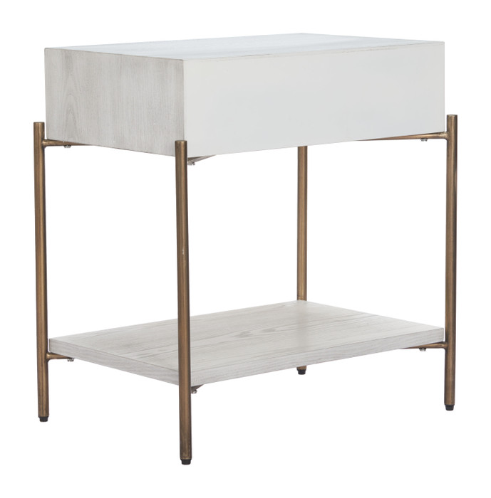 Zuo Modern Yoru Side Table Oak White