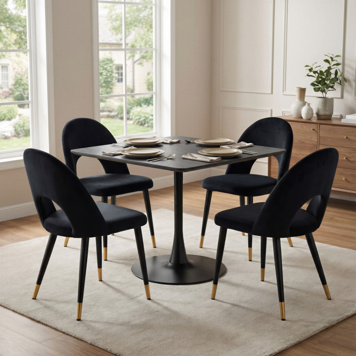 Zuo Modern Menlo Dining Chair (Set of 2) Black
