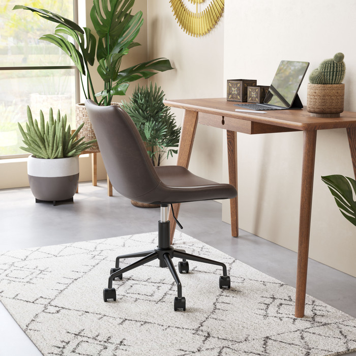 Zuo Modern Byron Office Chair Brown