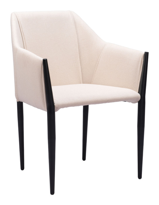 Zuo Modern Andover Dining Chair - Beige, Set of 2