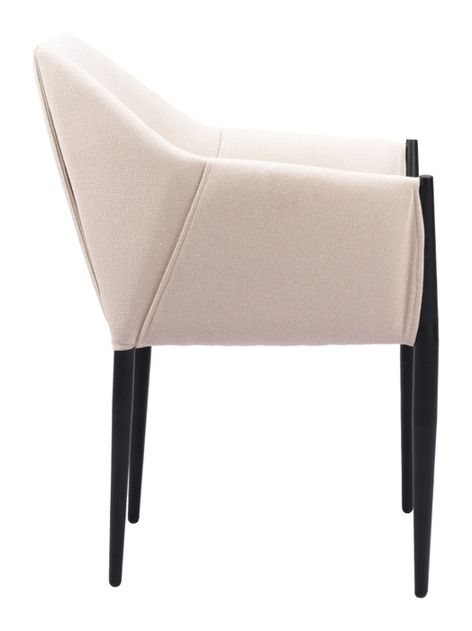 Zuo Modern Andover Dining Chair - Beige, Set of 2