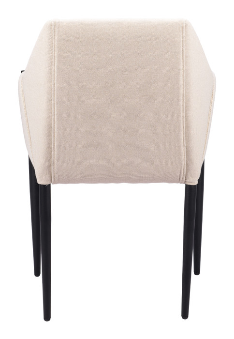 Zuo Modern Andover Dining Chair (Set of 2) Beige