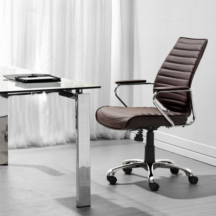 Zuo Modern Enterprise Low Back Office Chair - Espresso
