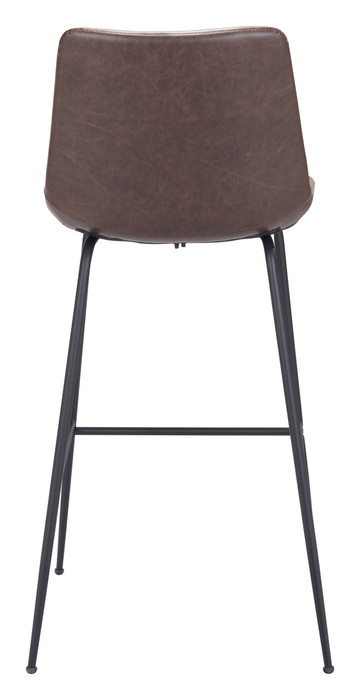 Zuo Modern Byron Barstool Brown