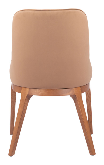Zuo Modern Ayr Dining Chair - Tan, Set of 2
