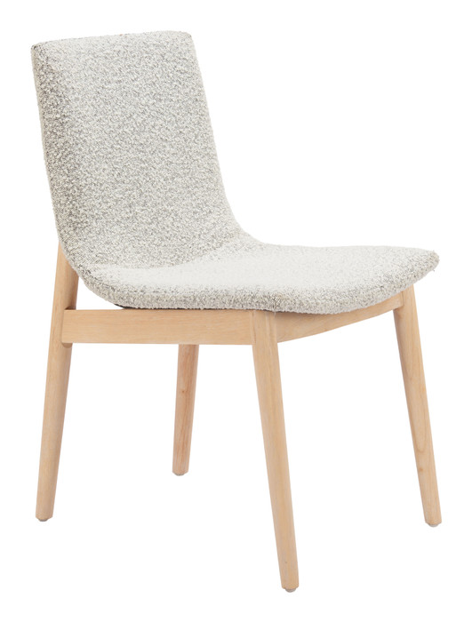 Zuo Modern Raha Dining Chair (Set of 2) Gray & Whitewashed