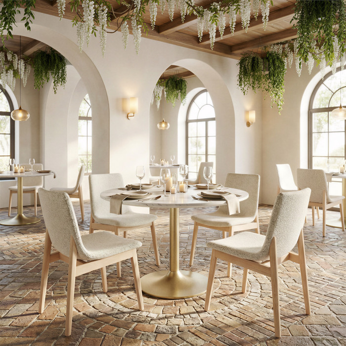 Zuo Modern Raha Dining Chair (Set of 2) Gray & Whitewashed