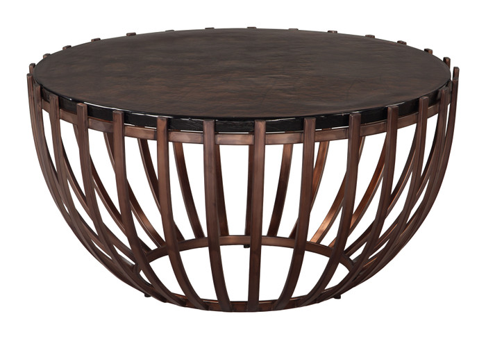 Zuo Modern Kafig Coffee Table Bronze