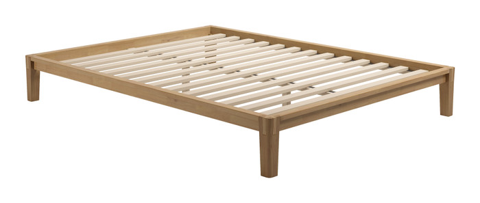 Zuo Modern Luum Queen Platform Bed Frame Natural
