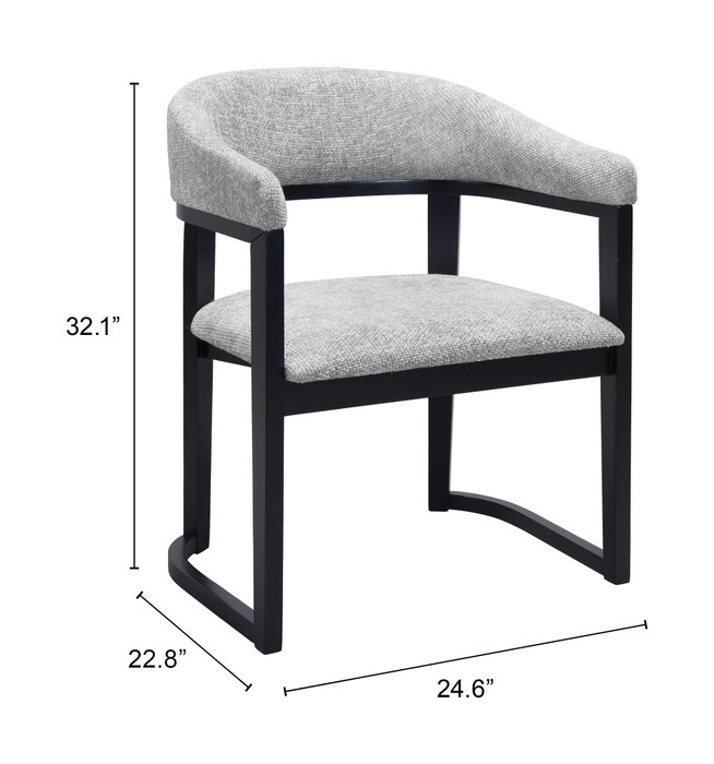 Zuo Modern Anasa Dining Chair Gray