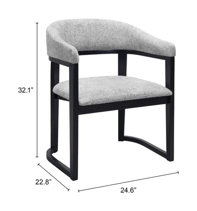 Zuo Modern Anasa Dining Chair - Gray