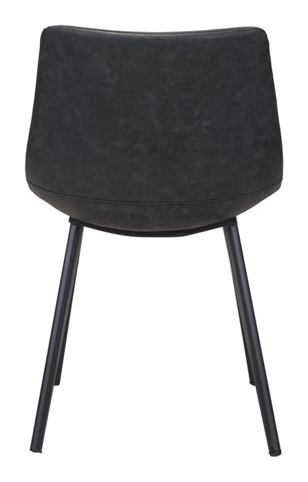 Zuo Modern Daniel Dining Chair - Vintage Black, Set of 2