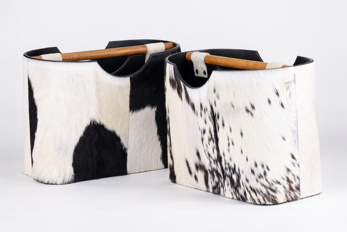 Go Home Ltd - Encino Hide Magazine Rack