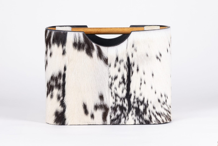 Go Home Ltd - Encino Hide Magazine Rack