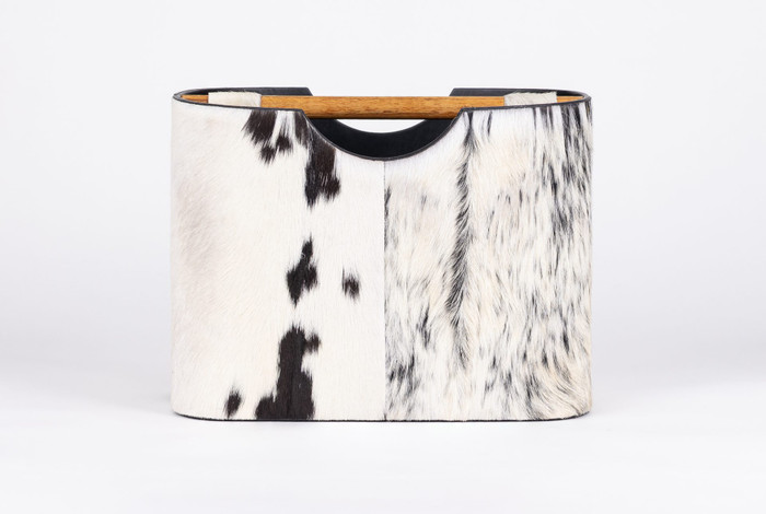 Go Home Ltd - Encino Hide Magazine Rack