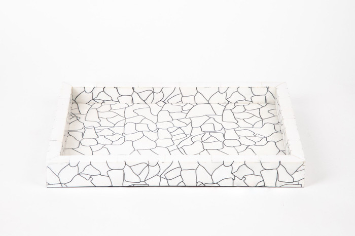 Go Home Ltd - Pearl Trays Set of 2 